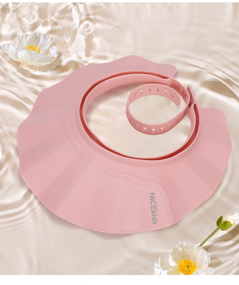 Nicekids Premium козырек для мытья головы детский для купания, розовый (0)