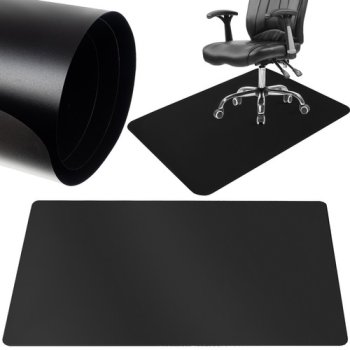 Защитный напольный коврик под кресло - 140x100, Чёрный | Floor Protection Mat