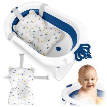 Складная детская ванночка для новорожденных с горкой Ricokids RK-286,...