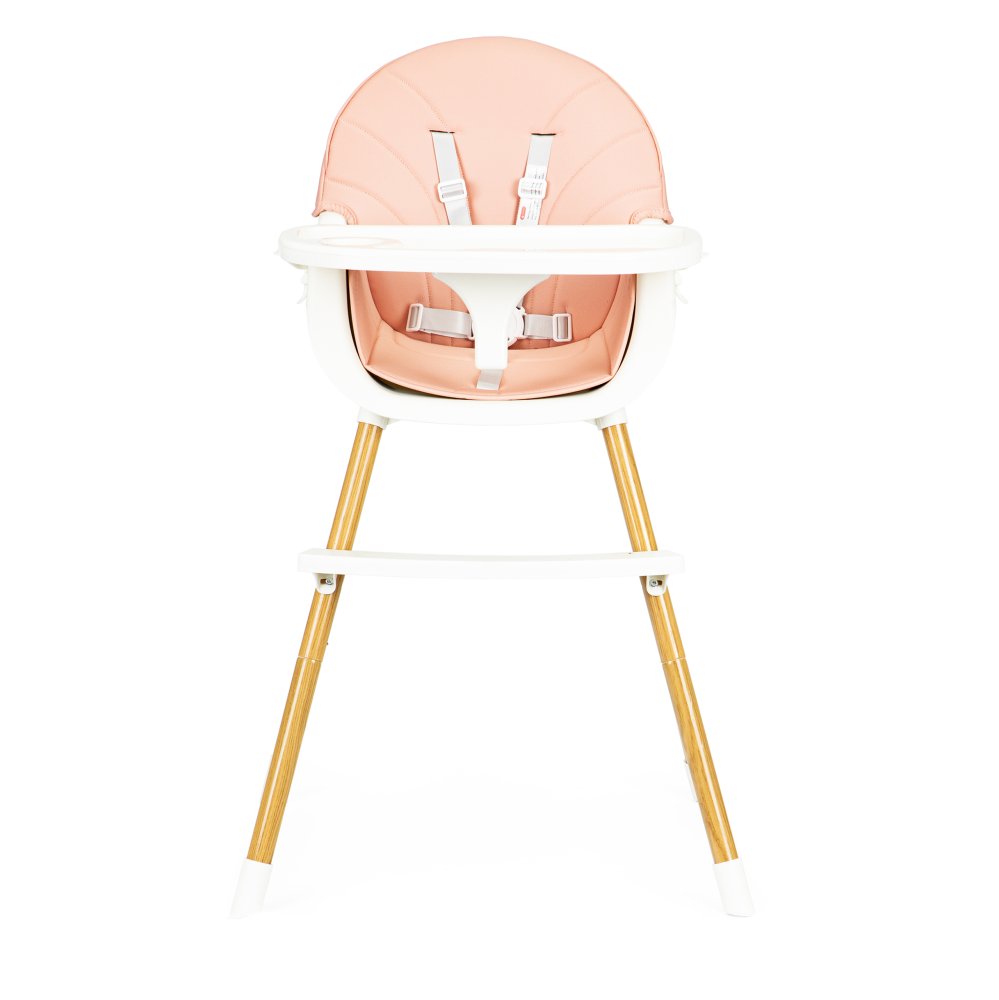 Детский стульчик для кормления 2 в 1 ECOTOYS, розовый (1)