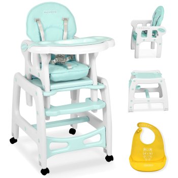 Ricokids стульчик для кормления 5 в 1 Sinco, бирюзовый