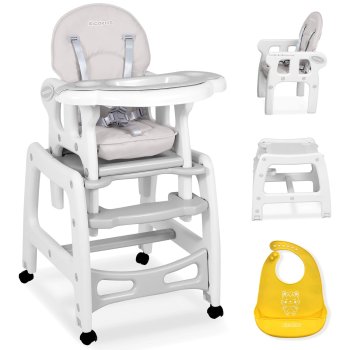 Ricokids Sinco стульчик для кормления 5 в 1, серый