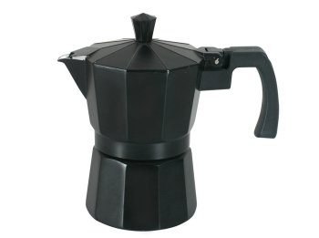 Гейзерная кофеварка Эспрессо 150мл, Чёрная| Moka Pot Coffee Maker 3 Cup