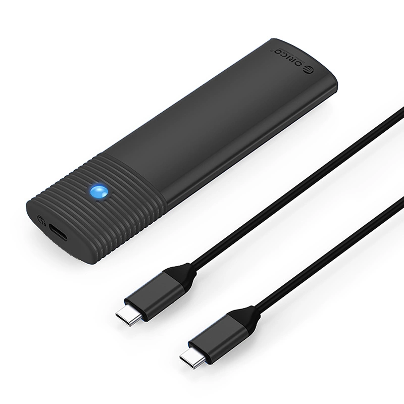 Отсек для диска M.2 NVME USB-C 10 Гбит/с - черный