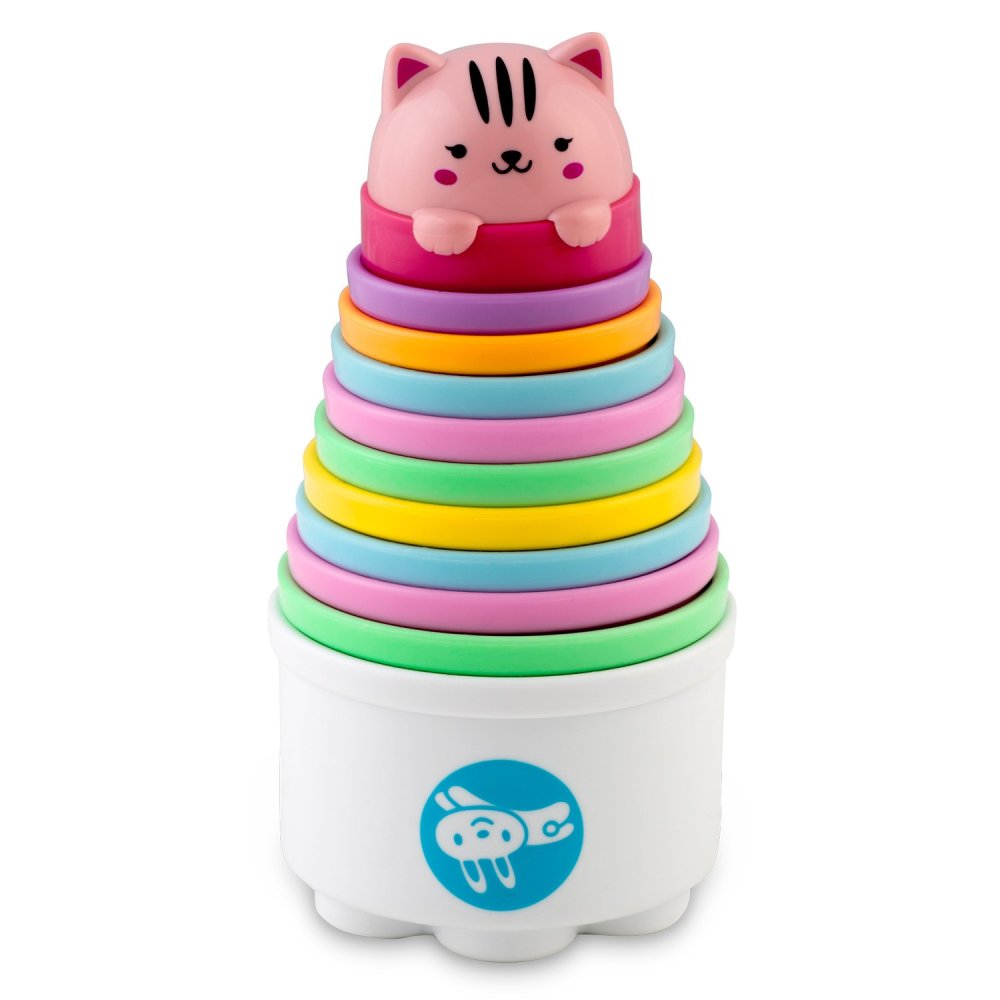 Развивающая игрушка для ванной Ricokids RK-752, пирамидка-стаканчики (3)