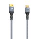 Кабель Wozinsky WPS-16AYL2S DisplayPort 2.1, сертифицированный VESA, 80 Гбит/с, 16K@60Hz,...