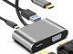 Адаптер USB-C на HDMI 4K, VGA, USB 3.0 и USB-C Power Delivery