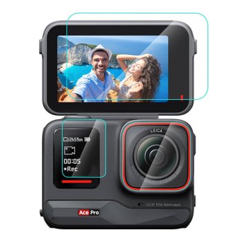 3 в 1 Закаленное стекло PULUZ для Insta360 Ace Pro (PU951T)