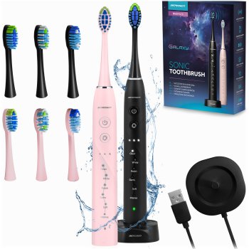 Звуковая зубная щетка Berdsen Galaxy Duo, набор 2 шт.