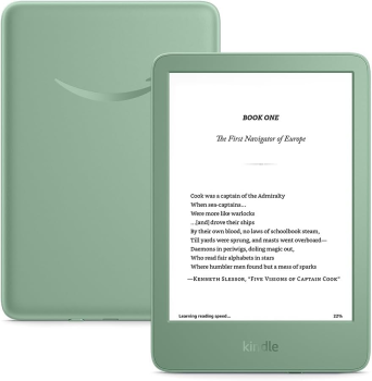 Amazon Kindle (2024) (11th generation) eReader eBook 16GB, Matcha Green | Электронная Книга