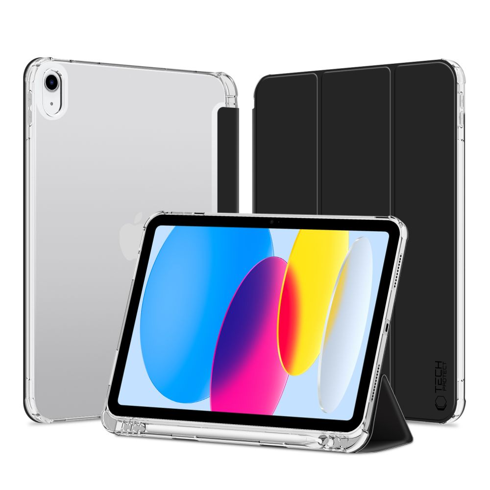 Apple iPad (2022) 10.9" (A2757 A2696) 10 gen. Tech-Protect SC Pen Hybrid Cover Case, Black | Чехол Книжка для Планшета