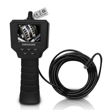 Эндоскоп LTC инспекционная камера 5м с LCD экраном IP67, черный