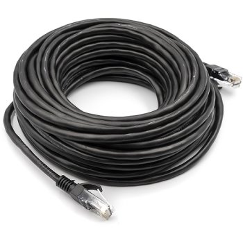 Сетевой кабель Cat5E UTP 15м Черный