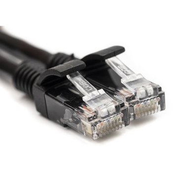 Сетевой кабель Cat5E UTP 25м Черный