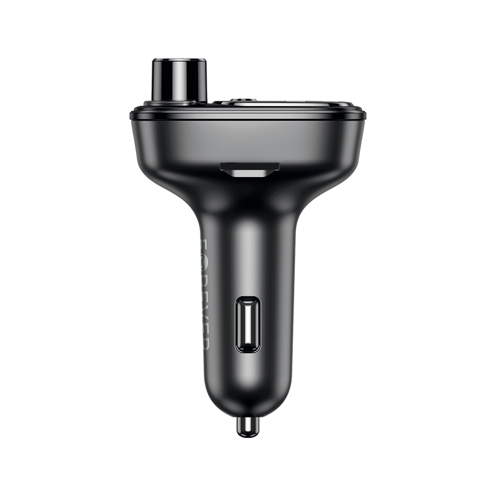 FM модулятор Forever TR-370 Bluetooth с USB-C PD 30Вт и 2x USB-A, черный (1)