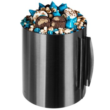 Регулируемое кондитерское кольцо Ruhhy 16-30 см, высокое 20 см 24619