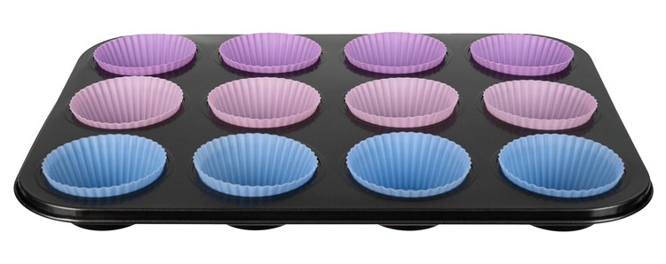 Тефлоновая Форма Посуда для Выпечки Маффинов Кексов + 12... (2)