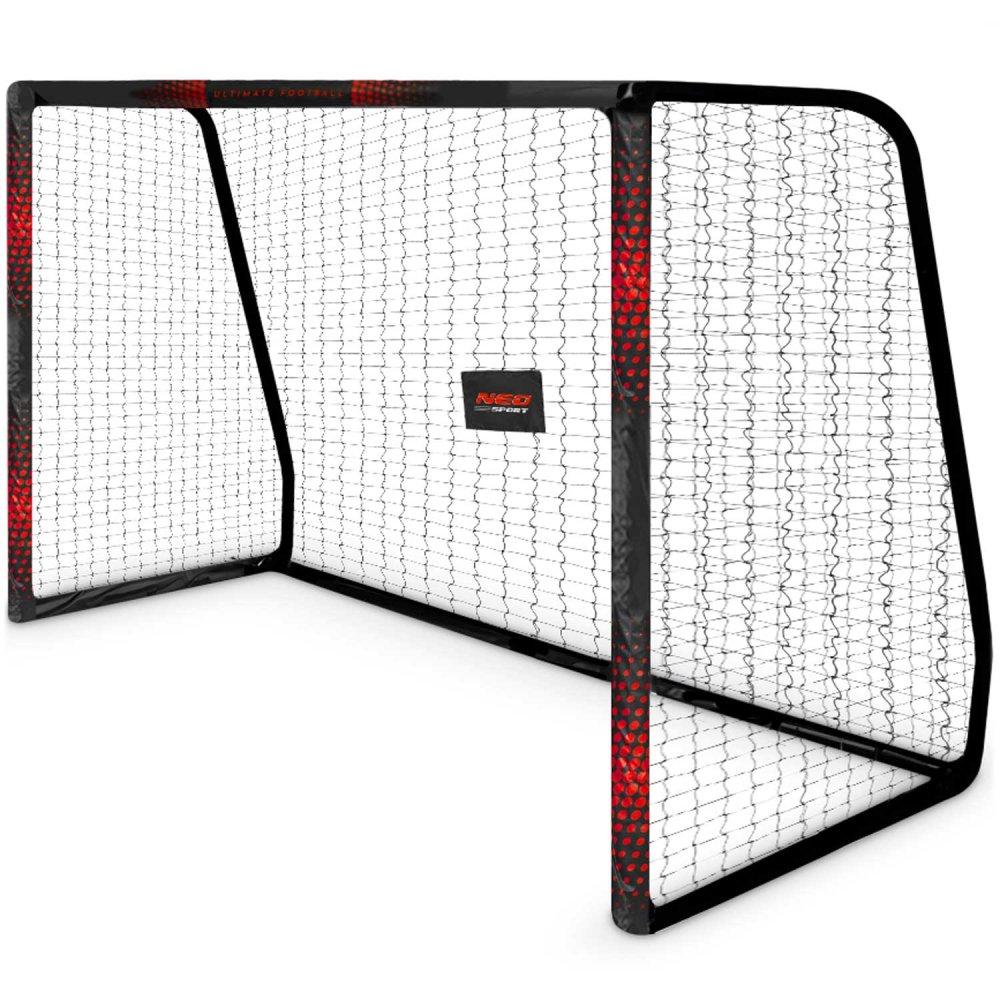 Neo-Sport Футбольные ворота 300x200x120 см NS-473 черно-красные для игры на... (2)