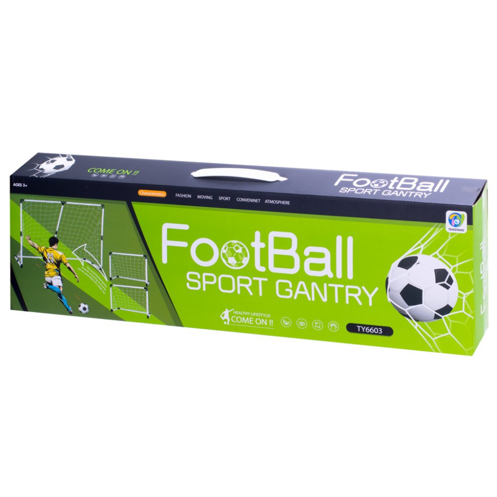 Детские футбольные ворота 2в1, 143x110x70см | Kids Football Goal (0)