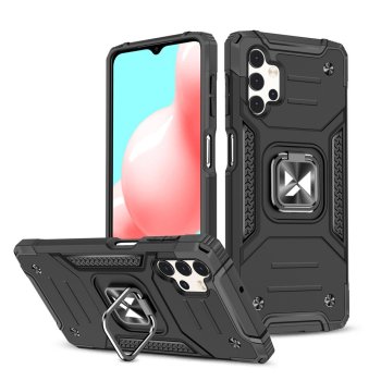 Samsung Galaxy A32 5G (SM-A326B/DS) Wozinsky Ring Armor Case Cover, Black | Чехол для телефона