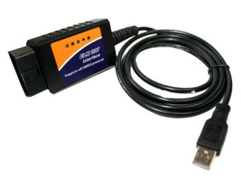USB адаптер для диагностики автомобиля ELM327 OBDII OBD2 v1.5
