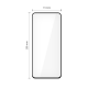 Samsung Galaxy S25 FE (SM-S731B / DS) Tech-Protect Glass Fit+ Full Tempered Glass 2x | Защитная Стекло...