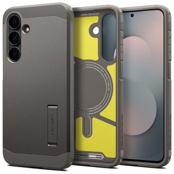 Чехол Spigen Tough Armor Mag MagSafe для Samsung Galaxy S25 FE — графитовый
