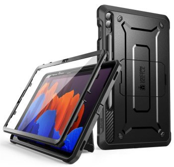 Samsung Galaxy Tab S9 FE+ Plus 12.4'' (SM-X610 / X616B) Supcase Unicorn Beetle Hard Case Cover, Black | Чехол...