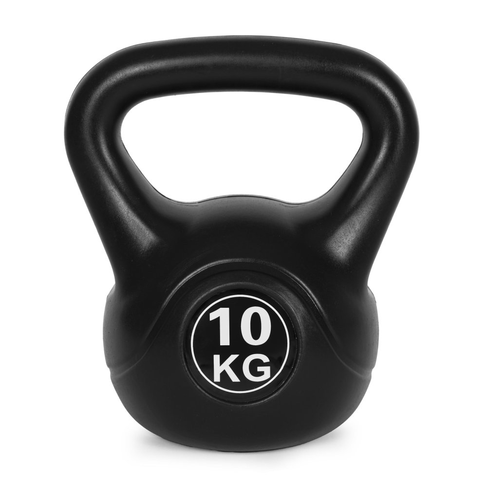 Kettlebell 10 кг ModernHome для силовых и функциональных тренировок, черный (0)