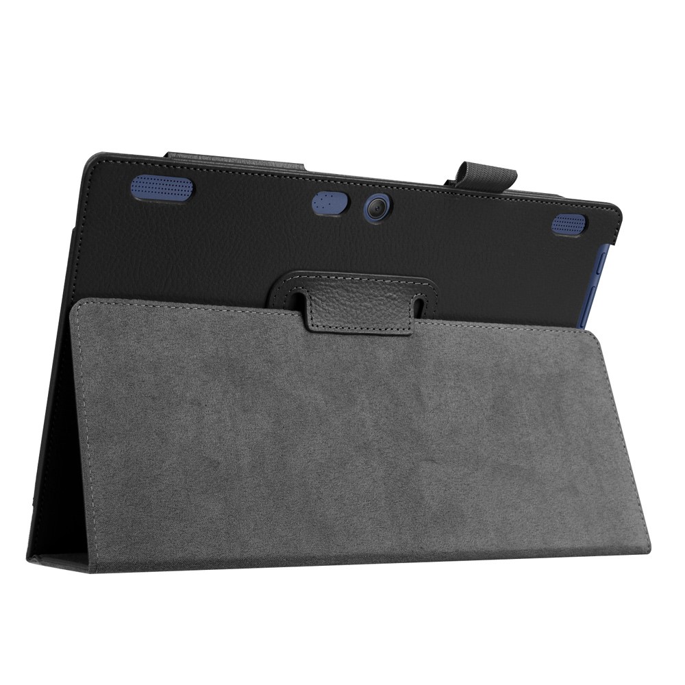 Lenovo IdeaTab 2 A10-30F (TB2-X30L) Litchi Texture Stand Leather Case, Black | Чехол Книжка для... (3)