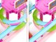 Детская Игрушечная Горка Трасса Гонка, Динозавры | Kids Toy Slide Track Race,...
