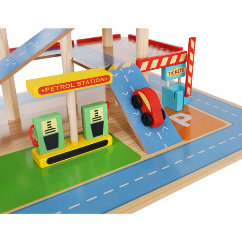 Деревянный Игровой Гараж Автостоянка 22446 | Toy Wooden Parking Garage (12)