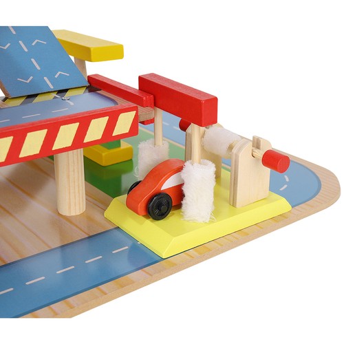 Деревянный Игровой Гараж Автостоянка 22446 | Toy Wooden Parking Garage (13)