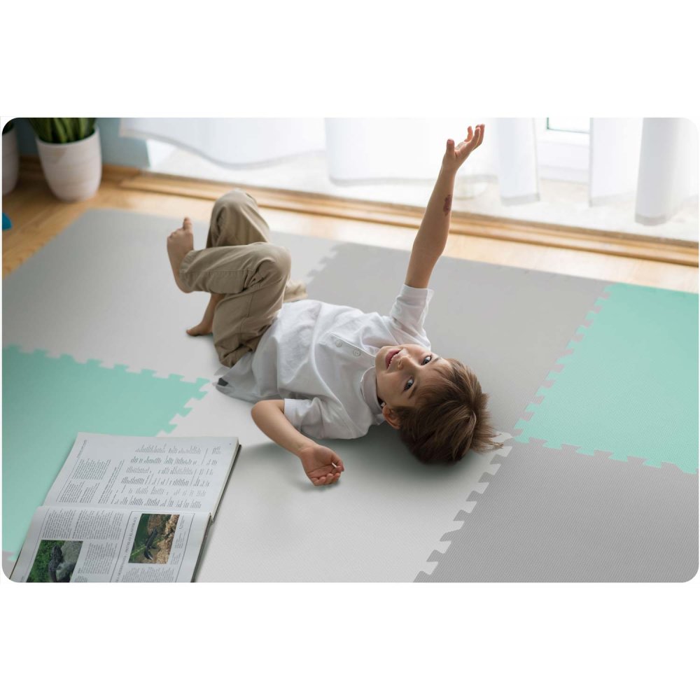 Большой пенный коврик-пазл Ricokids 180x180 см, 9 элементов,... (1)
