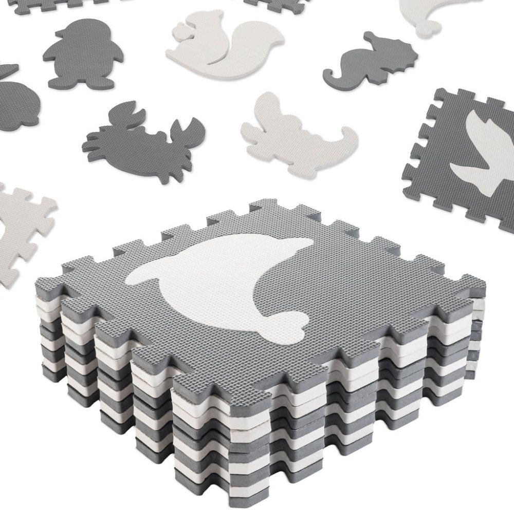 Детский игровой коврик - пазл Животные - 9 шт., 85x85см | Kids Foam Floor Puzzle... (0)