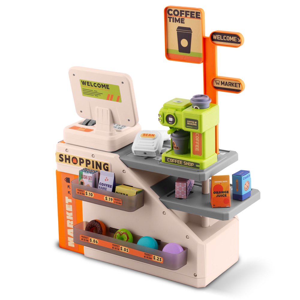 Интерактивный кассовый аппарат Ricokids RK-822 с кофемашиной (1)