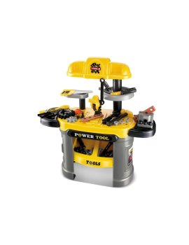 Детская игрушечная мастерская с набором инструментов, рабочий...