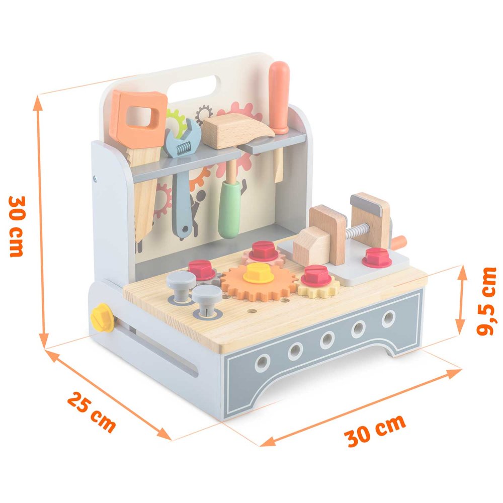 Деревянная детская мастерская с инструментами RK-877 Ricokids (3)