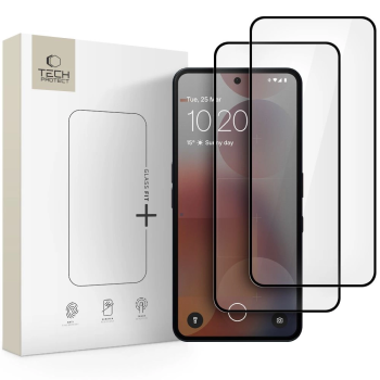 Nothing Phone (3a) / (3a) Pro Tech-Protect Glass Fit+ Full Tempered Glass 2x | Защитная Стекло для Экрана 2 шт.