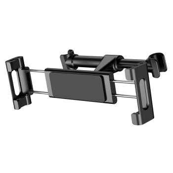 Baseus Backseat Car Mount Headrest Bracket Holder for Tablets 4,7 - 12,9", Black | Держатель Планшета Телефона для Автомобилья