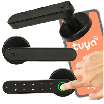 Умный электронный замок-ручка с кодом, отпечатком пальца и Bluetooth,...