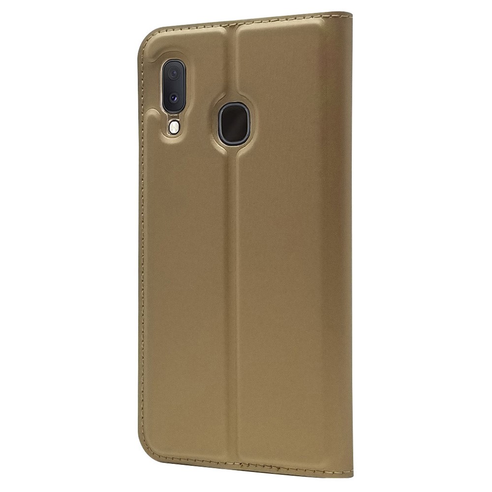 Samsung Galaxy A20e (SM-A202F) Magnetic Leather Case Cover Card Holder, Gold | Чехол Книжка для... (2)