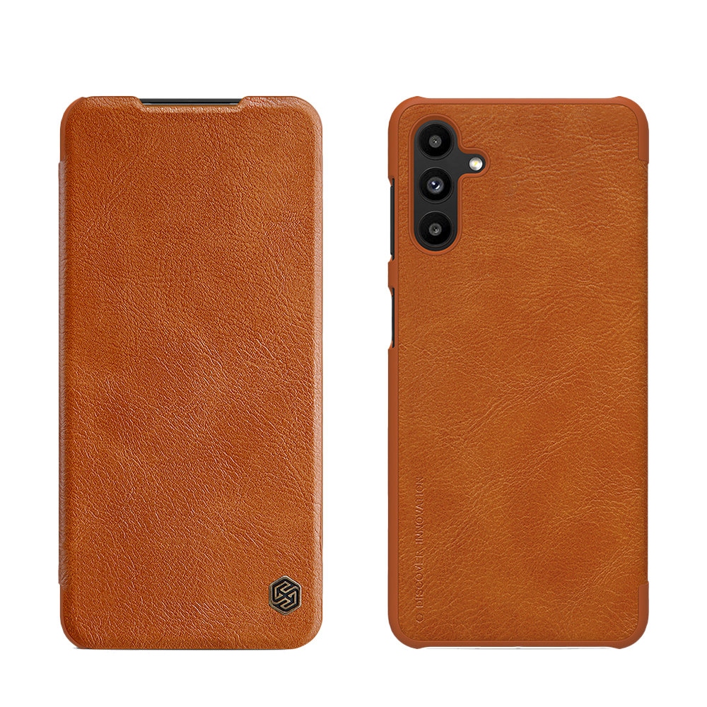 Samsung Galaxy A13 5G (SM-A136) Nillkin Qin Leather Book Case Cover, Brown | Чехол Книжка для... (1)
