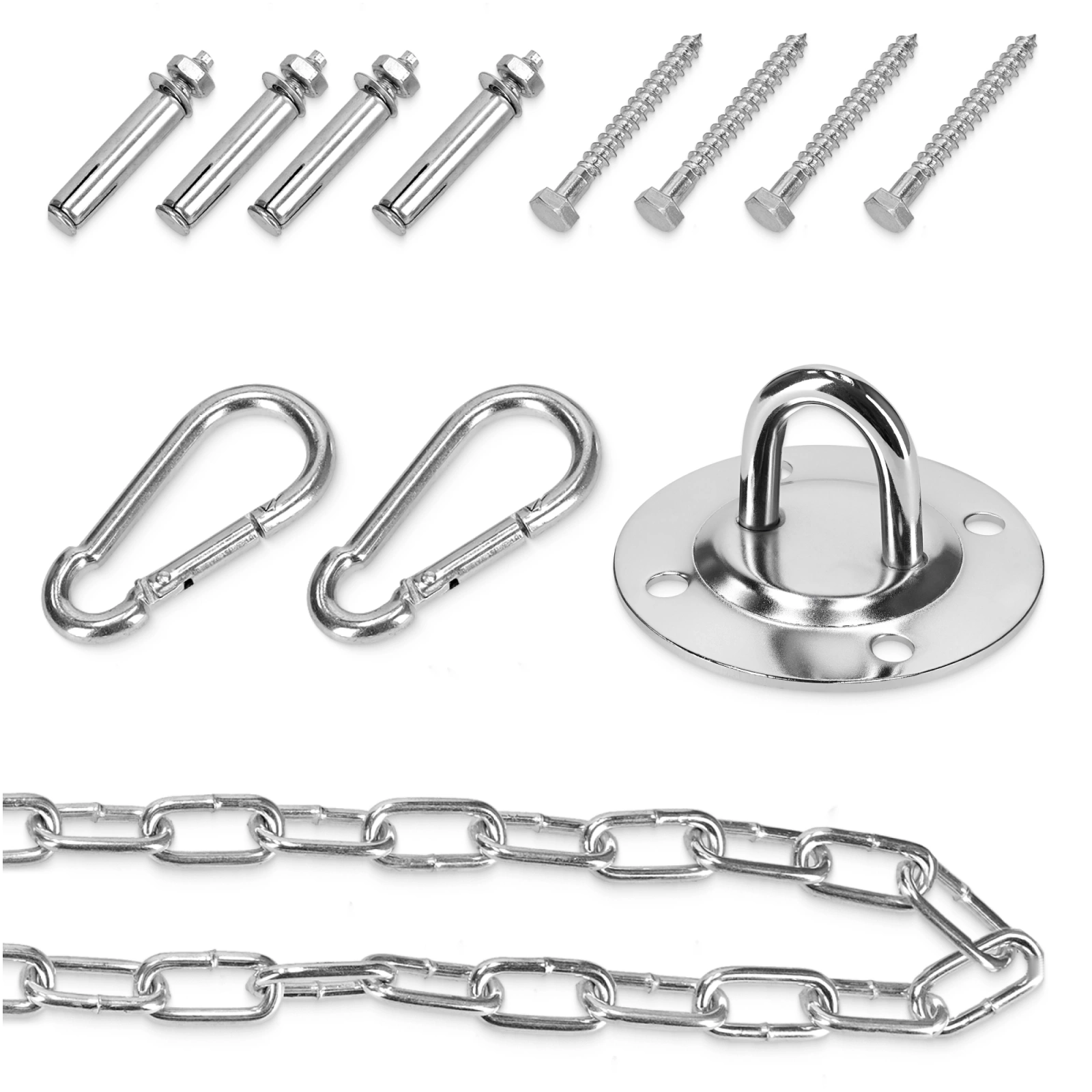 Потолочное крепление для гамаков и качелей 250 кг, сталь,...