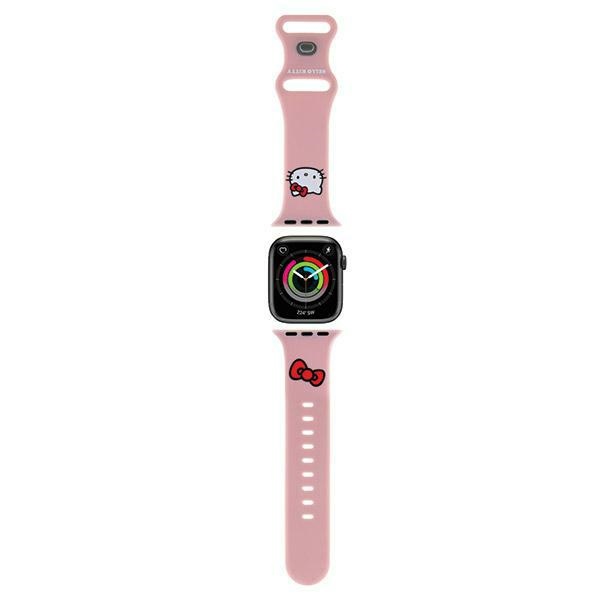 Силиконовый ремешок Hello Kitty с изображением кошечки на голове для...
