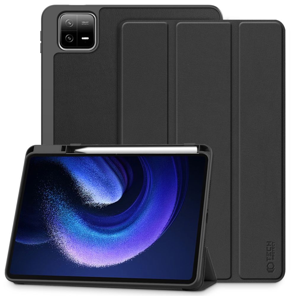 Xiaomi Pad 6 / 6 Pro 11'' Tech-Protect SC Pen Protective Cover Case, Black | Чехол Книжка для...