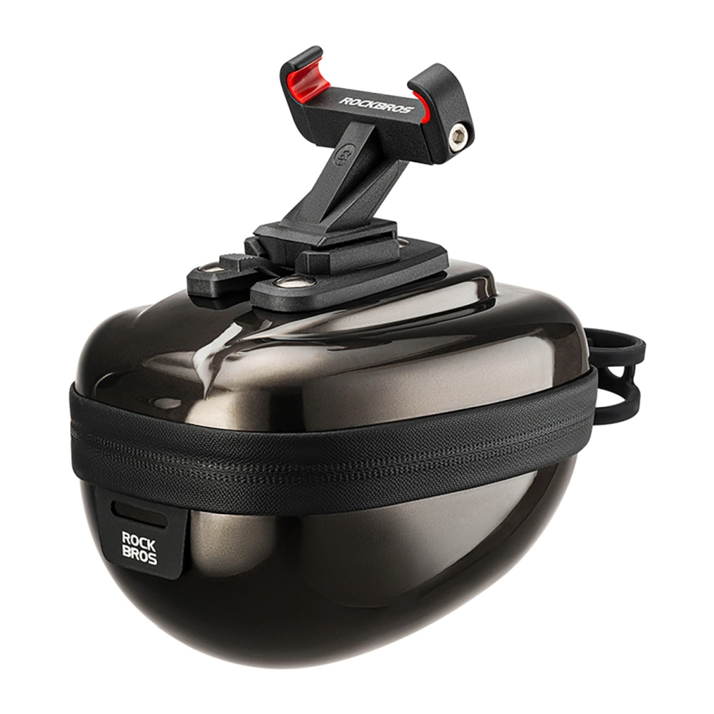 Жесткая компактная сумка под седло Rockbros 0.4л - фиолетовая