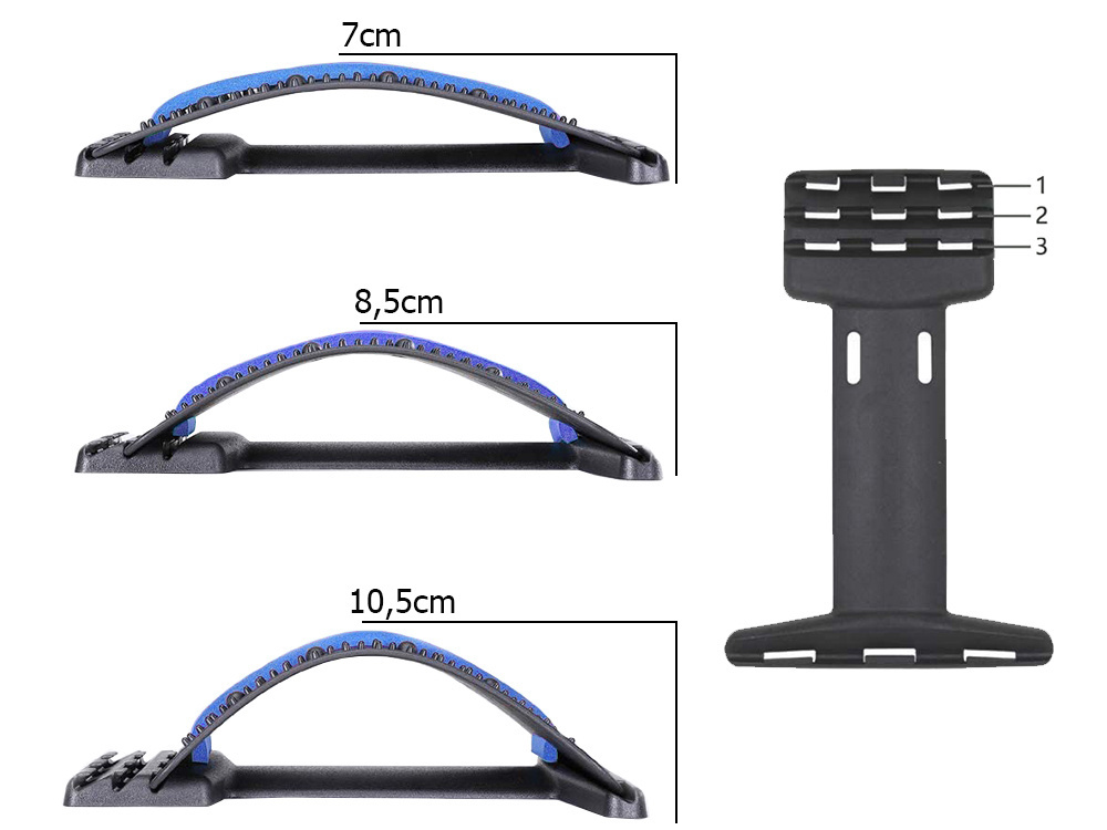 Тренажёр для растяжки и массажа спины Back Massage Magic, 3 уровня (0)