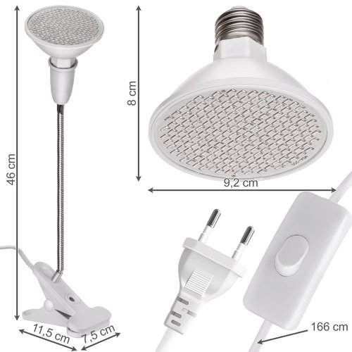 200 LED Фито Лампа для Выращивания Растений Садоводства | Plant Growth... (1)