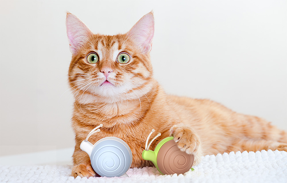 Cheerble Wicked Snail Интерактивная Умная Игрушка Мяч для Питомцев Кошки... (4)